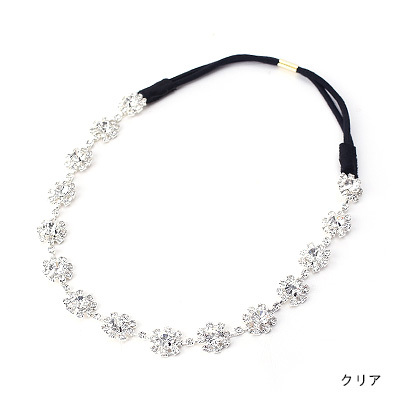 スタイリッシュフラワービジューのカチューム