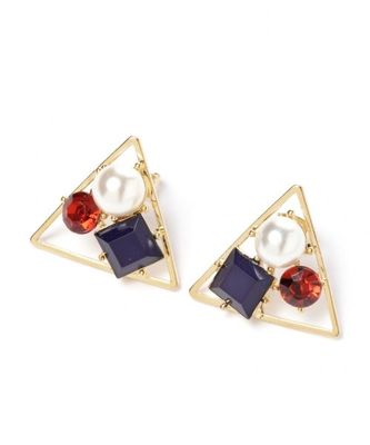 サンカクＦＲビジューピアス