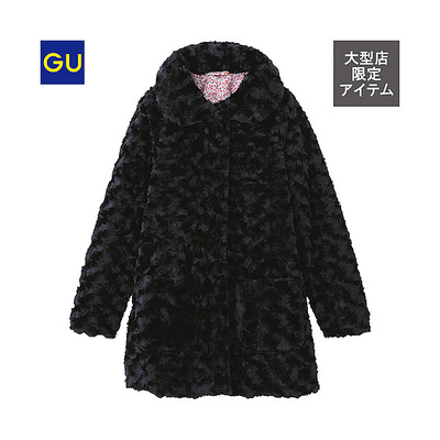 （GU）ＧＩＲＬＳフェイクファーコート