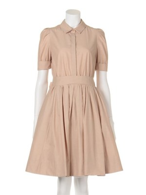 snidel (スナイデル)  パフスリーブシャツワンピース