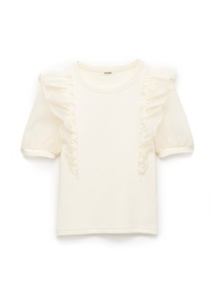 snidel シースルーカットトップス