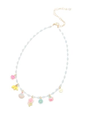 vintage　flowerのbaby　pinkネックレス