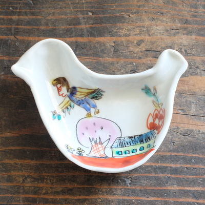 田辺京子　作 とり小皿