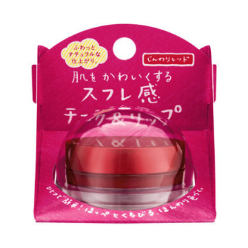 スフレ感チーク&リップ / じんわりレッド / 6.5g