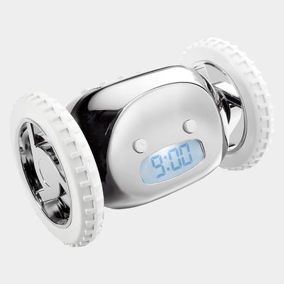 ナンダクロッキー アラームクロック クローム