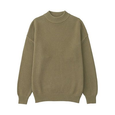 WOMEN コットンオーバーサイズハイネックセーター(長袖)