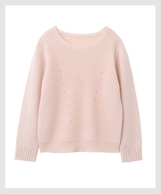 パウダーカラーニット