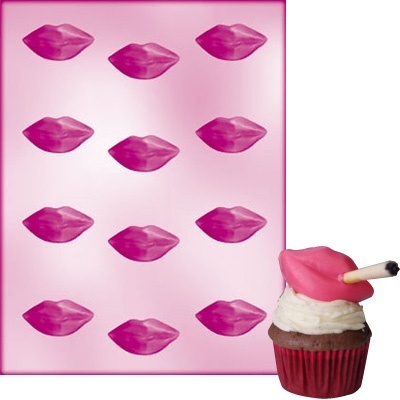 CK チョコレート型／キスマーク12 [90-1036]