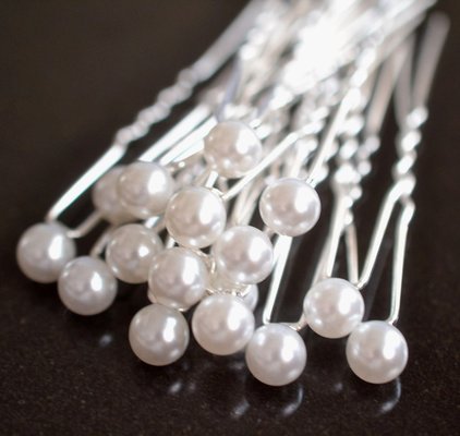 パール パーティヘアピン Uピン 髪飾り ヘアアクセサリー