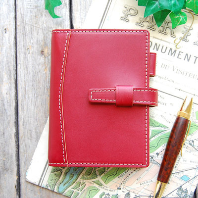 システム手帳 ミニ6穴 ポケットサイズ 革 15mmリング 