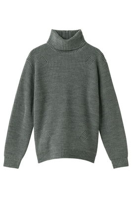 AMERICAN RAG CIEアメリカンラグ シー  片畦ローゲージタートルネックニット
