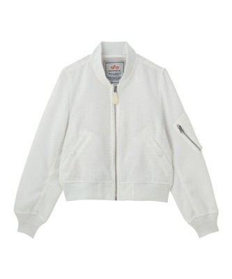 [L]ALPHA INDUSTRIES INC シアーチェックジャケット