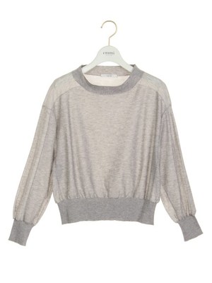 【emmi atelier】バイカラーニット