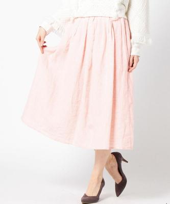 ROSE BUD COUPLES タックギャザースカート