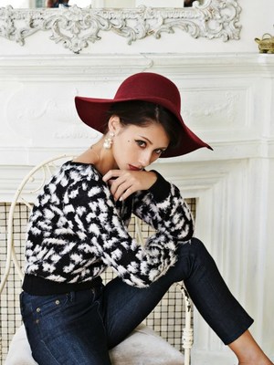 DURAS (デュラス) 柄シャギートップス