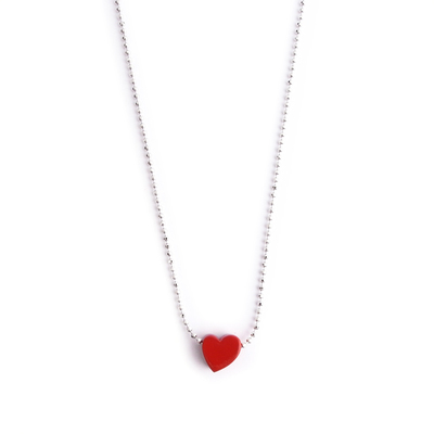 Paint Heart Necklace
