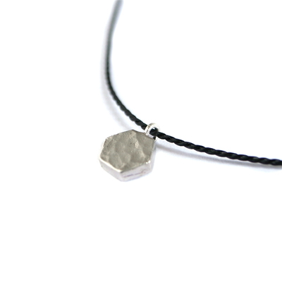 Tiny Honeycomb Silk Necklace