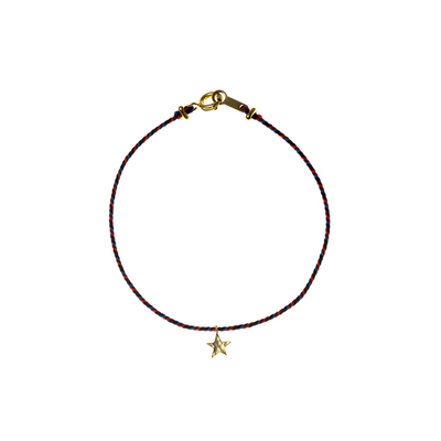 Tiny Star Kumihimo Bracelet