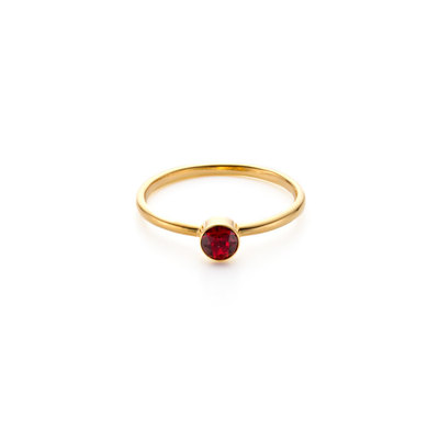 Basic 1 Stone Ring -Siam