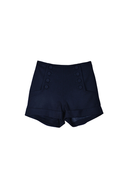 カシミヤ混ショートパンツ