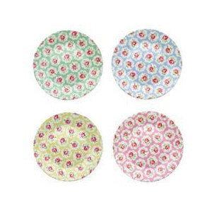 キャスキッドソンCath Kidston　サイドプレート ４枚セット