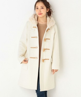 フェイクファーフードダッフル/AEBC FAKE ファー HOOD DFL