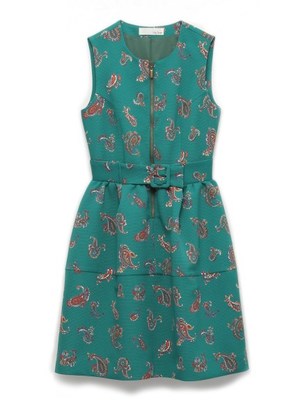 ペイズリー柄ワンピース