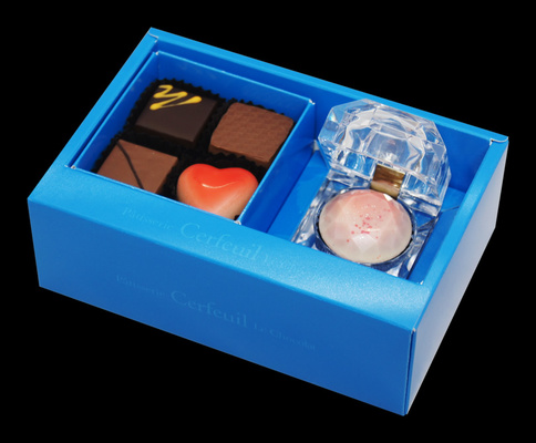 〈誕生石ショコラセット〉ショコラ4個と誕生石セット