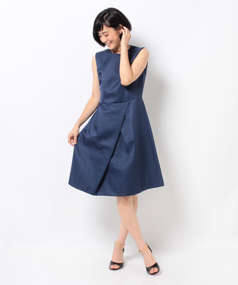 ROPE　ジャガードアシメトリーワンピース