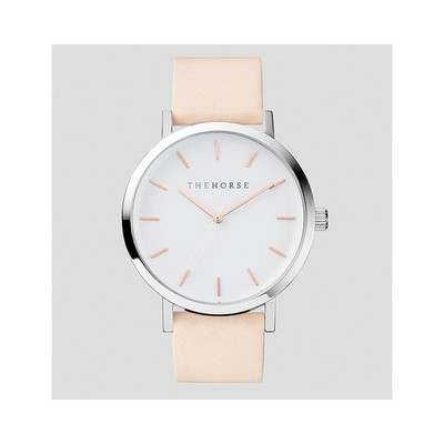 THE ORIGINAL Polished Steel / White Face with Rose Gold Indexing 