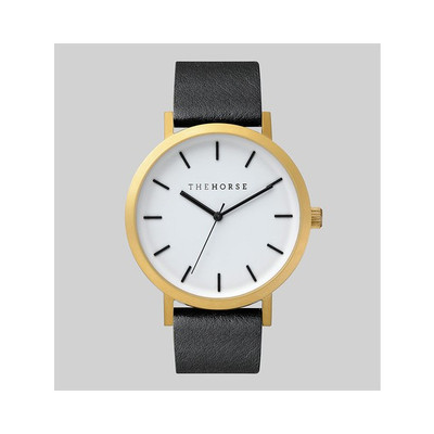 THE ORIGINAL Brushed Gold / Black Leather
