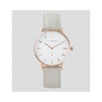 THE CLASSIC Rose Gold / Grey Leather