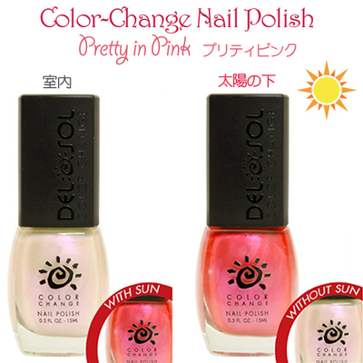 カラーチェンジネイルポリッシュ プリティピンク