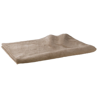 あたたかファイバー鹿の子ひざ掛け／ベージュ　７０×１１０ｃｍ