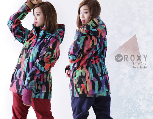 ROXY+ScoLar スノボウェア上下セット