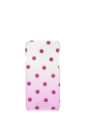 RESIN IPHONE 6 CASE GLITTER DOT CLEAR OMBRE