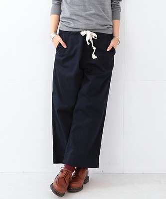 BEAMS BOY / チノ ワイド イージーパンツ 
