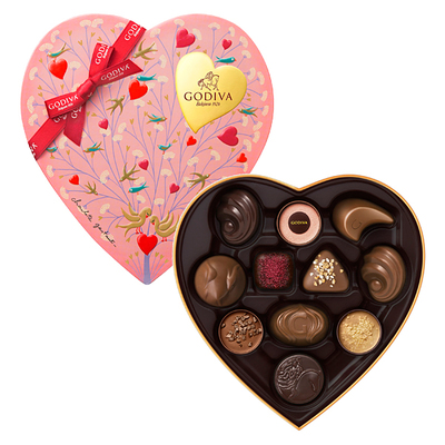 GODIVA クープダムール ハート 11粒