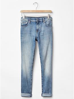 1969 light worn girlfriend jeans