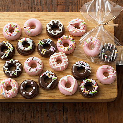 自分でつくる　ドーナツ型チョコ　２０個分（１０袋分）