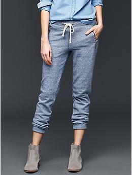 Relaxed marled joggers