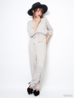lilLilly ニットロンパース