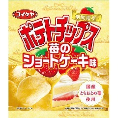 湖池屋 ポテトチップス 苺のショートケーキ味（60g）