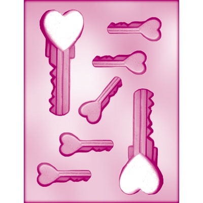 チョコレート型／ハ－トのカギ