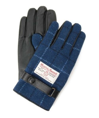 BEAMS LIGHTS / ハリスツイード×レザーグローブ