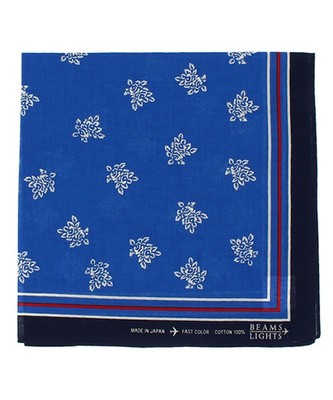 BEAMS LIGHTS / フラワープリントハンカチ