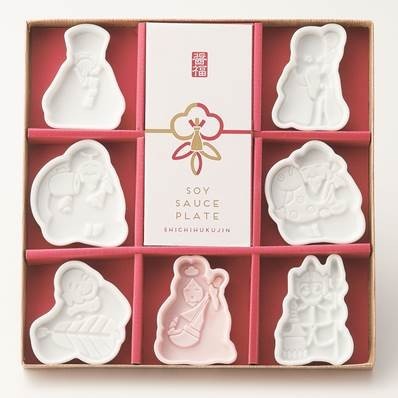 醤油皿セット(七福神)