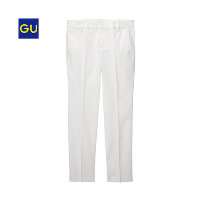 GU ストレッチクロップドパンツ