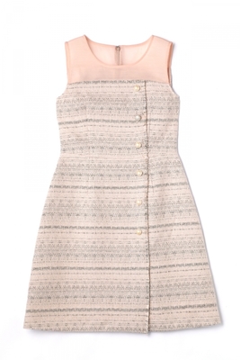 PROPORTION BODY DRESSING 《Lou Lou fee》パールフリンジツィードワンピース