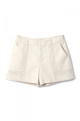 JILLSTUART スクエアコンビネーションショートパンツ